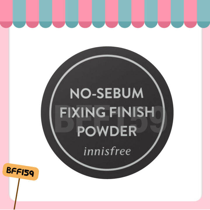 ของแท้100 Innisfree NoSebum Fixing Finish Powder 10g. Lazada.co.th