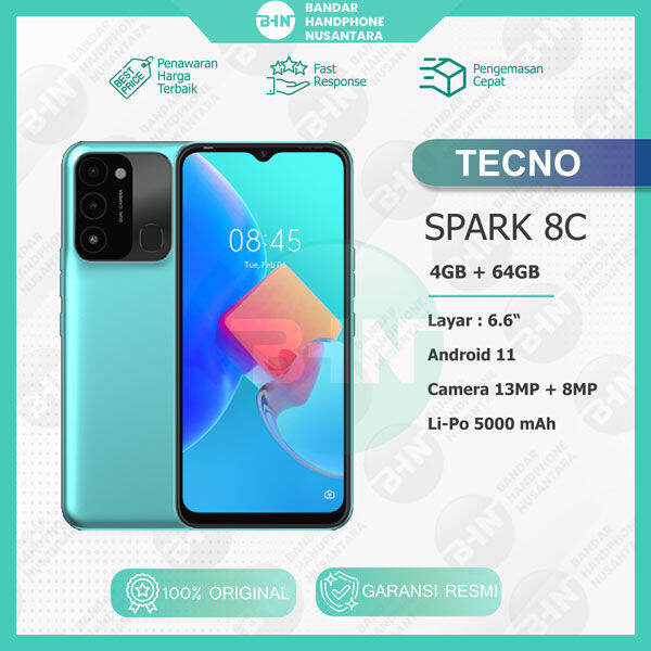 Tecno Spark 8C 4/64GB | Lazada Indonesia