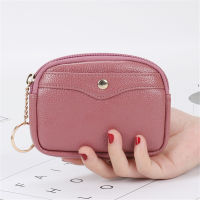 หนัง PU แฟชั่น Dompet Koin ซิปขนาดเล็กกระเป๋าสตางค์กระเป๋าใส่เหรียญกระเป๋ากระเป๋าสตางค์ใส่บัตร