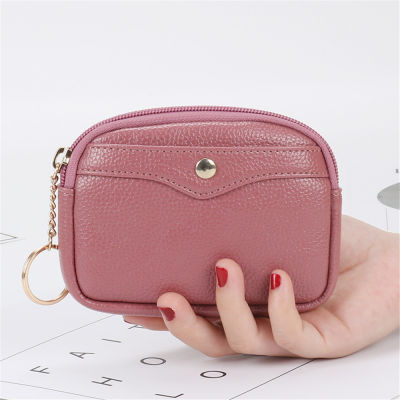 Wallets Holder Mini Purses Card Holder Wallet Card Pocket Zipper Women Fashion PU Leather
