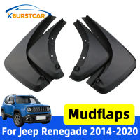 Xburstcar Auto สำหรับ Jeep Renegade 2014 2015 2016 2017 2018 2019 2020รถ Mud Flap Mudguards Mudflaps Splash Guards อะไหล่