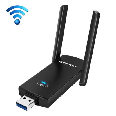 COMFAST CF-953AX 1800Mbps USB 3.0 WiFi6การ์ดเน็ตเวิร์กไร้สายพร้อมเสาอากาศ