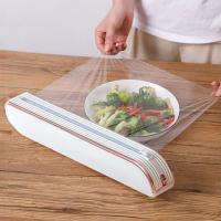 Plastic Wrap Cutter Convenient Magnetic Adsorption Plastic Wrap Dispenser For Home Kitchen Refrigerator