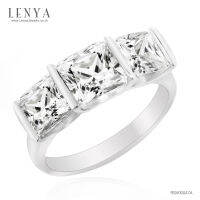 Lenya Jewelry แหวนเงินแท้ ประดับด้วย Diamondlike เสริมบุคลิกเพิ่มความมั่นใจ