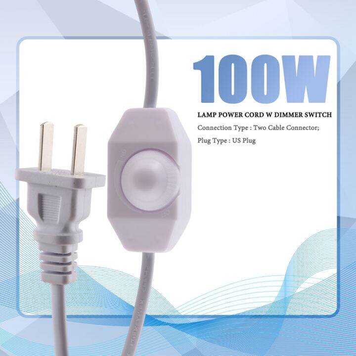 white-lamp-power-cord-w-dimmer-switch-ac-250v-110v