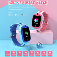 Smartwatch SOS นาฬิกาปลุกโทรฉุกเฉินเกมปริศนา1.44นิ้ว GPS Children Smart Call Watch สำหรับ Home นาฬิกา GPS ทนทาน