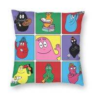 [FAZOZO Home Textile Store] Barbapapa ปลอกหมอนอิงการ์ตูนตกแต่งโซฟา Bakapapa ปลอกหมอนสี่เหลี่ยม45x45