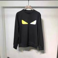 Fendi Long-sleeved Sweatshirts New European Station Little Monster Hit Color Eyes Round Neck Sweater Fashion Autumn Casual Long-sleeved Jacket Men