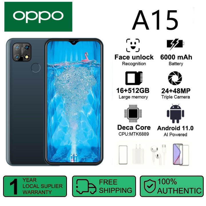 oppo a15 memory card capacity