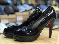 รองเท้าRSA81ดำแก้ว หนังกำมะหยี่ หนังด้าน รองเท้าคัชชูนักศึกษา รองเท้าส้นสูง รองเท้าคัชชูสีดำ 2.5 นิ้ว FAIRY หนัง PU