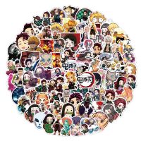 hotx【DT】 100pcs Anime Demon Slayer Stickers for Car Motorcycle Decals Kimetsu no Yaiba: Ressha-hen Cartoon Sticker Kid