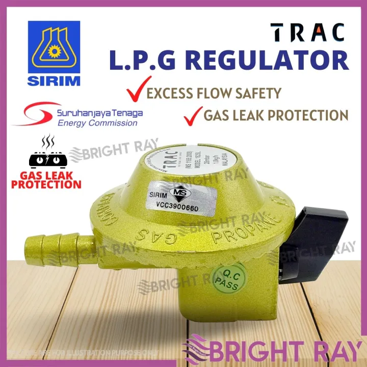 SIRIM LPG Low Pressure Gas Regulator With Gas Leak Protection Gas