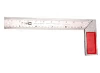 Eagle One Square ruler 300mm  L-Shaped Metal Ruler  ไม้ฉากเหล็ก ไม้บันทัดช่าง ฉากวัดไม้สแตนเลส 30cm  ฉากวัดไม้หน้าใหญ่ 12" ไม้ฉาก ไม้บรรทัดฉาก ไม้ฉากปรับมุม