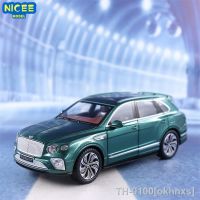 ✲✹☏ Bentley-High Diecast Metal Alloy Car puxar para trás a luz sonora coleção de presentes crianças Bentayga A543 1:24