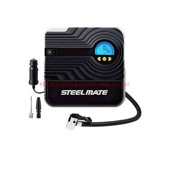 Bơm lốp ô tô steelmate p05, p03 tự ngắt ,bơm ô tô cực khỏe - ảnh sản phẩm 3