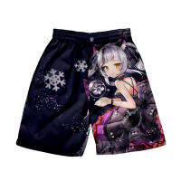 2023 newHOLOLIVE VTuber Murasaki Shion 3D Print Summer Holiday WomenMen Elastic Waist Streetwear Shorts Kawaii Beach Shorts pants