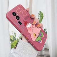 เคส HP สำหรับ OPPO Reno10 Pro + 5G เคสปลาดาวแพททริกน่ารักลายการ์ตูนเคสขอบสี่เหลี่ยมของเหลวปลอกซิลิโคนคลุมทั้งหมดเคสปกป้องกล้อง