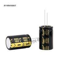 1Pcs Audio Aluminum Electrolytic Capacitor 160V 680UF Size 22*35mm plug-in High Frequency Low ESR For Hifi Amplifier Electrical Circuitry Parts