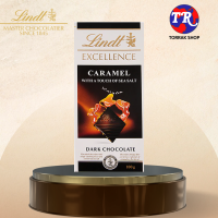 Lindt Dark Caramel Sea Salt Chocolate 100g. ลินด์ช็อกโกแลตผสมเกล็ดคาราเมลและเกลือทะเล 100กรัม