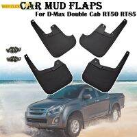 ชุด Mud Flaps สำหรับ Isuzu D-Max Dmax 2011-2019 Holden Colorado 7 MU-X RT50 RT85 RG Mudflaps Splash Guards Mudguards ด้านหน้าด้านหลัง