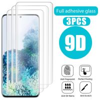 ✳⊕ 3pcs 9D Curved Tempered Glass for samsung s23 s22 ultra S10 S9 S8 S20 S21 Plus screen protector for Samsung Note 20 9 10 Glass