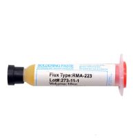 1 หลอด น้ำยาประสานบัดกรี น้ำยาฟลั๊ก Flux Type : RMA-223 ขนาด 10 c.c. SOLDERING PASTE