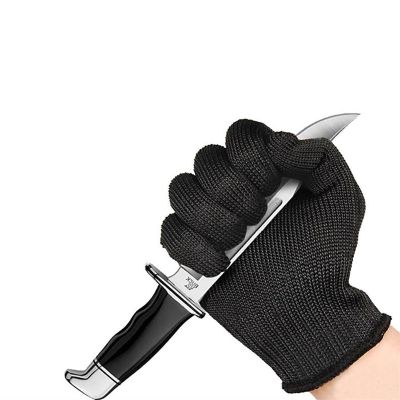 【CW】 1 piece Wire Metal Mesh Gloves Grade 5 Safety Anti Cutting Wear Resistant Working Garden Defense