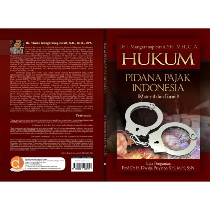 Buku Hukum Pidana Pajak Indonesia (Materiil Dan Formil) | Lazada Indonesia