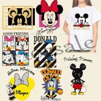 【hot sale】 ■∏ B15 Disney Iron on Clothing Thermo-Sticker Mickey Minnie Mouse Hot Transfer Patches Women Fashion Clothes Applique DIY Decoration