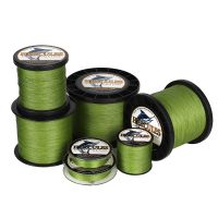 เฮอร์คิวลีสเอ็นตกปลาสีเขียวทหาร500ม. สายเอ็นตกปลา12 Strs Super Fishingline Brs 10ถึง420LB Super Pe คุ้มค่า