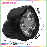 yangguangxin 1PC 6-LED สีขาวรถจักรยานยนต์ไฟหน้ารถหลอดไฟ DRL Driving FOG Lamp