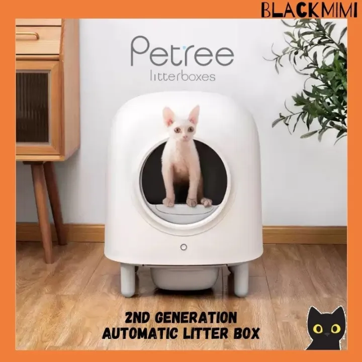 ☃ ☜ BlackMimi PETREE 2nd Gen Automatic Self Cleaning Cat Litter Box