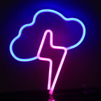 Led Lights Cloud Shape Holiday Party Decoration Bedroom Night Neon Lights Indoor and Outdoor LBE