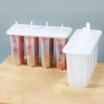 Household Silicone Ice Cream Mold Popsicle Maker Making Tool Freezer Tray Candy Ice Lolly Popsicles Molds Cube Juice Bar Ice Maker Ice Cream Moulds