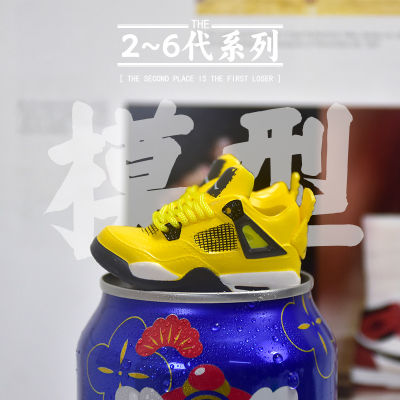 New styleAJ2-6 รุ่นรองเท้ากลวง 3D รองเท้าบาสเก็ตบอลมินิสามมิติที่ทำด้วยมืออินเทรนด์ Douyin Live Explosion Blind จี้