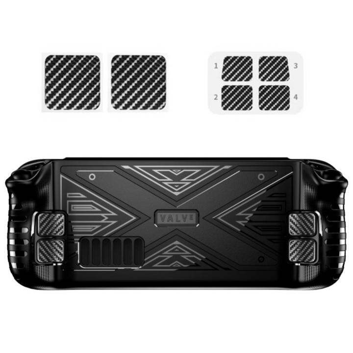 2Pcs Protective Skin Decal For Steam Deck Console Custom Stickers Cover