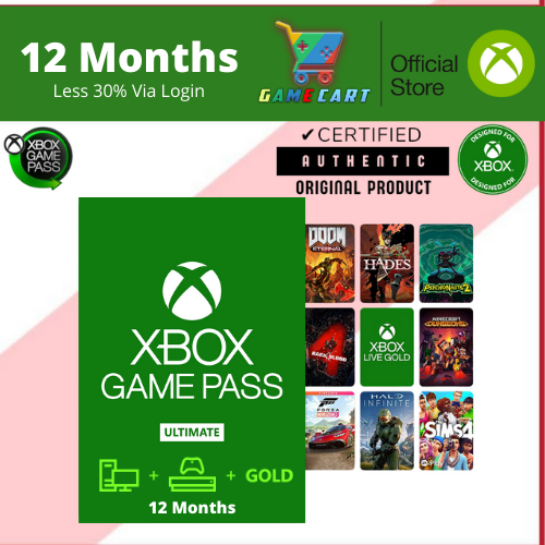 Xbox Game Pass Ultimate 12 Meses