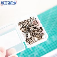 Deli 0022 Thumb Tack หมุดอเนกประสงค์ขนาด 10MM แพคกล่อง 100 ตัว ตะปู ตะปูเรือใบ ตะปูกลม หมุดปักกระดาษ หมุดติดบอร์ด office