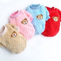 Cute Fleece Pet Dog Clothes Soft Warm Puppy Kitten Pet Coats Pullover For Small Medium Dogs Cats Winter Dog Cat Jacket Clothing Clothing Shoes Accesso