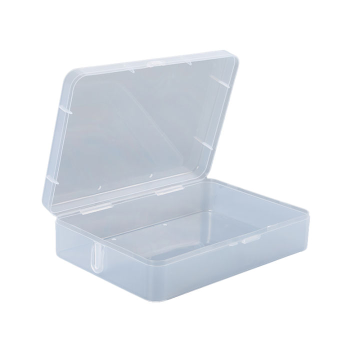 กล่องดินสอพลาสติก-bali-กล่องเก็บของทรงสี่เหลี่ยมเครื่องมืองานศิลปะทนทานกันฝุ่นจัดเก็บเครื่องประดับกล่องใส่ของตั้งโต๊ะ