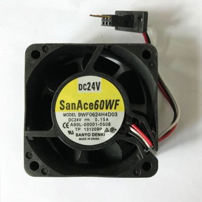 9WF0624H4D03ระบบพัดลมซันโย A90L-0001-0508 Fanuc ของแท้0.15A 24โวลต์