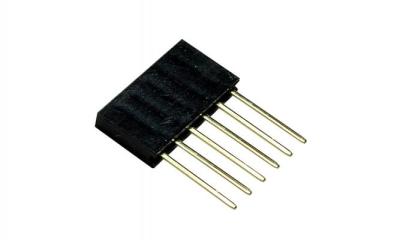 2.54mm (0.1") 6-pin wire wrap female header (Arduino Stackable) - COCO-0080