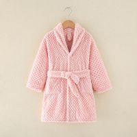 【LZ】○  Meninos meninas roupão crianças flanela sleepwear crianças roupões interior para o pai da mãe do bebê