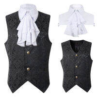 Colete อย่างเป็นทางการ Masculino De Peito Único,Colete Preto,Colete Jacquard Gótico,Casaco Steampunk,Terno ¡Scentista