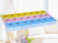 5pcs week pill box / plastic lattice storage