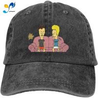 Beavis And Butt-Head Cap Adult Adjustable Mountaineering Classic Washed Denim Cap Hat For Outdoor Sombreros De Mujer