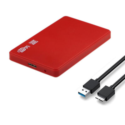 ตู้ฮาร์ดไดรฟ์เสริม2.5นิ้ว3.0 USB 5Gbps,อะแดปเตอร์กล่องฮาร์ดดิสก์ปราศจากเครื่องมือพกพาใช้ได้กับอะแดปเตอร์ HDD SSD