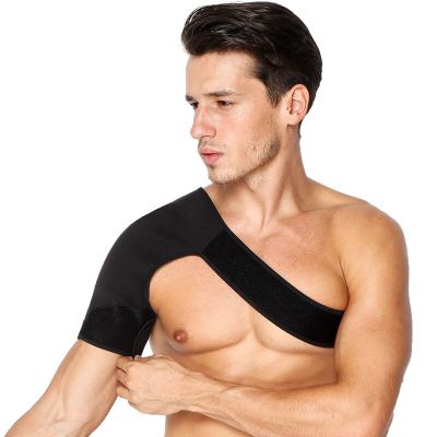 1PCS Breathable ไหล่ปรับได้สนับสนุนรั้ง Unisex กีฬาการบีบอัดสายรัดรั้งเข็มขัดสำหรับ Rotator Cuff บรรเทาการบาดเจ็บ