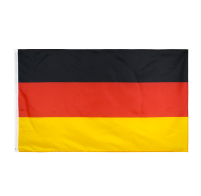 ธงชาติ ธงตกแต่ง ธงเยอรมัน เยอรมนี Germany Deutschland ขนาด 150x90cm ส่งสินค้าทุกวัน ธงมองเห็นได้ทั้งสองด้าน
