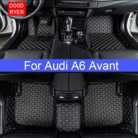 DOODRYER Car Floor Mats For Audi A6 Avant 4G5 4GD C7 4F5 C6 Foot Coche Accessories Auto Carpets